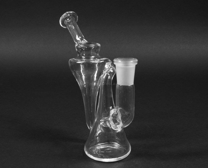 Psylent Glass Clear Recycler Dab Rig.