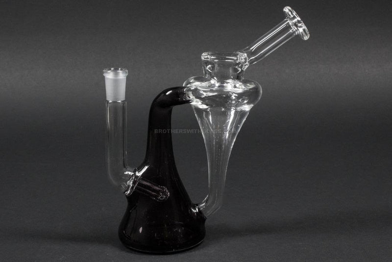 Psylent Glass Color Accent Recycler Dab Rig.