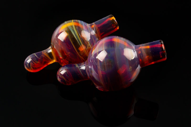 Psylent Glass Color Worked Bubble Cap.