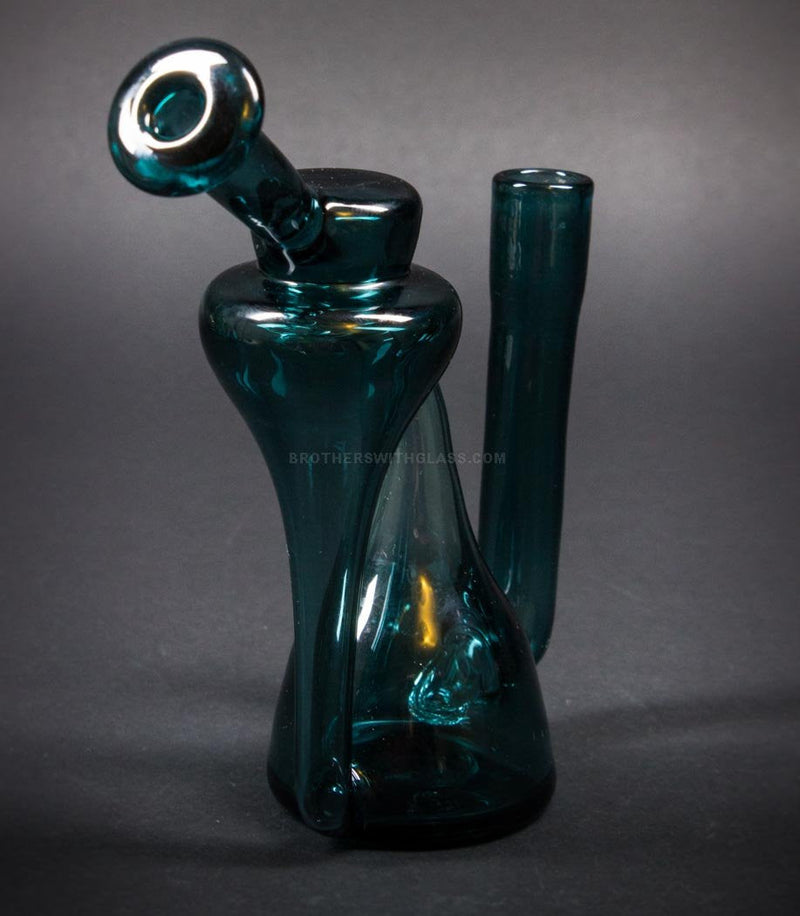 Psylent Glass Full Color Recycler Dab Rig.