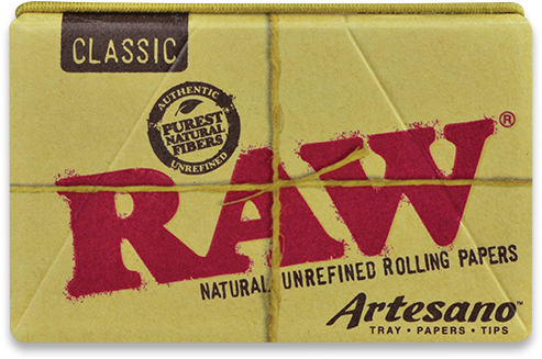 RAW Classic Artesano 1¼ Hemp Rolling Paper Kit.