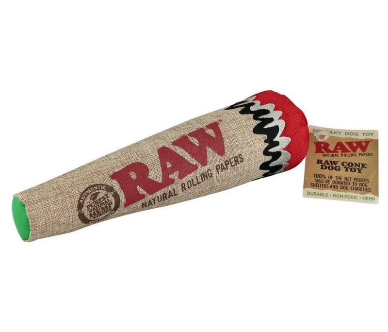 Raw Cone Dog Toy.