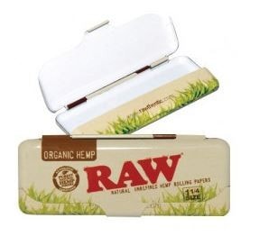 Raw Organic Rolling Paper Mini Tin.