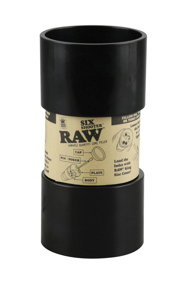 Raw Six Shooter King Size Cone Filler.