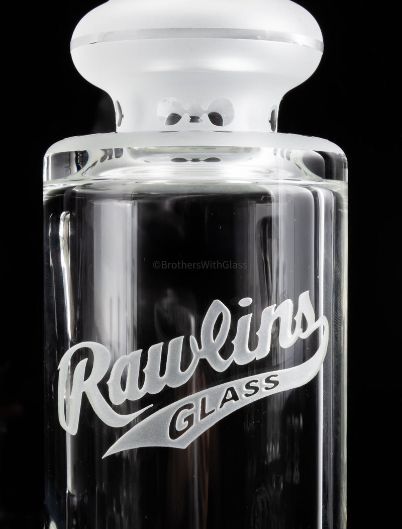 Rawlins Glass 60mm Tube Horizonline Bent Neck Sandblasted Bong -