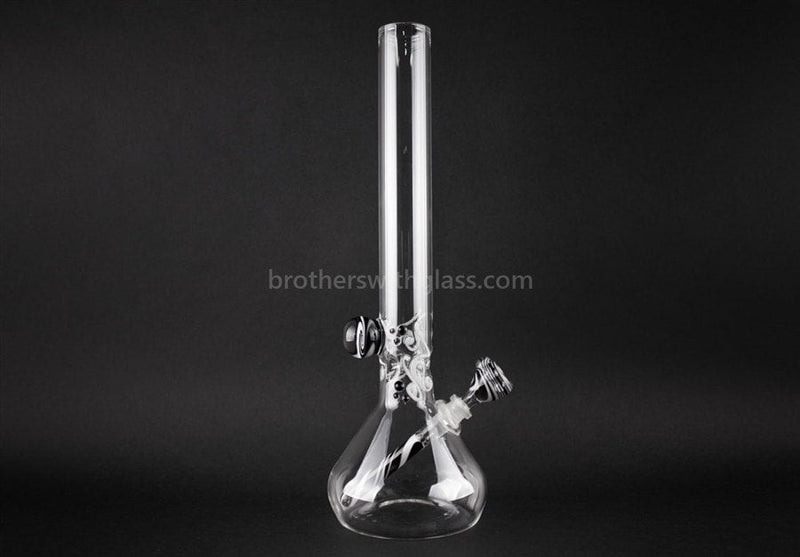 Realazation 16 In Glass Reversal Bong - Black and White.