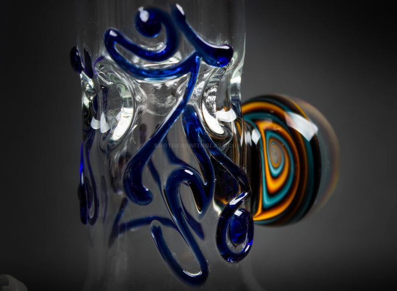 Realazation 16 In Worked Beaker Bong - Fire and Ice.