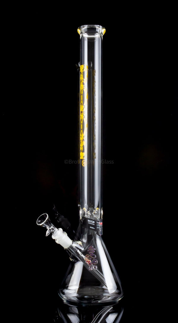RooR Glass 22 Inch Beaker Bong - Daisy 45mm.