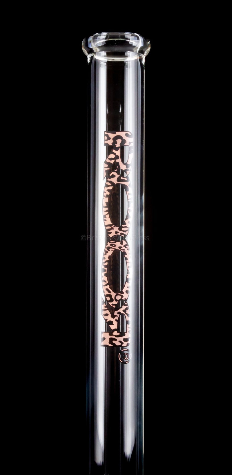 RooR Glass 22 Inch Straight Bong - Cheetah 50mm.