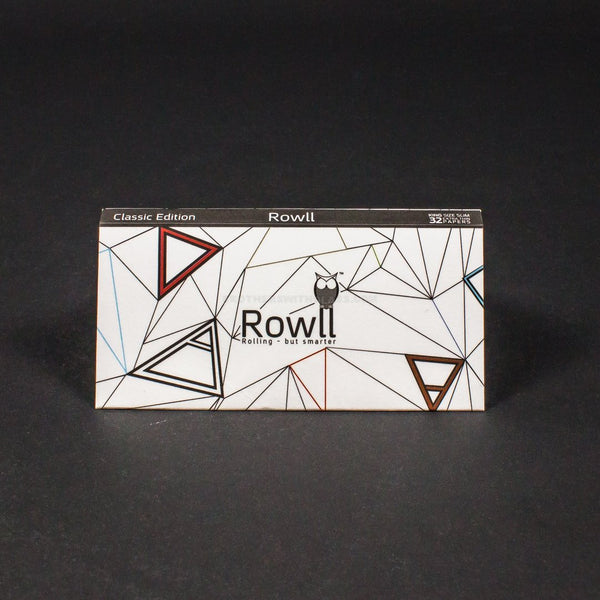 Rowll Rolling Papers with Rolling Tips, Grinder, and Rolling Tray.