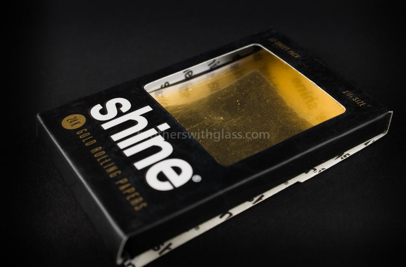 Shine 24k Gold Rolling Papers - 12 Pack.