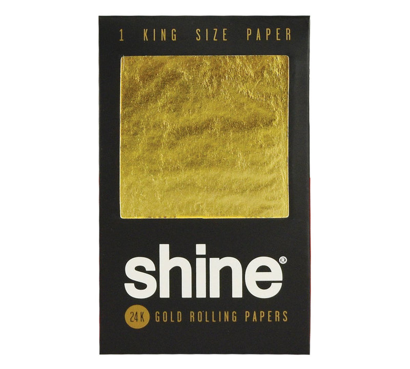 Shine 24k King Size Gold Rolling Paper.