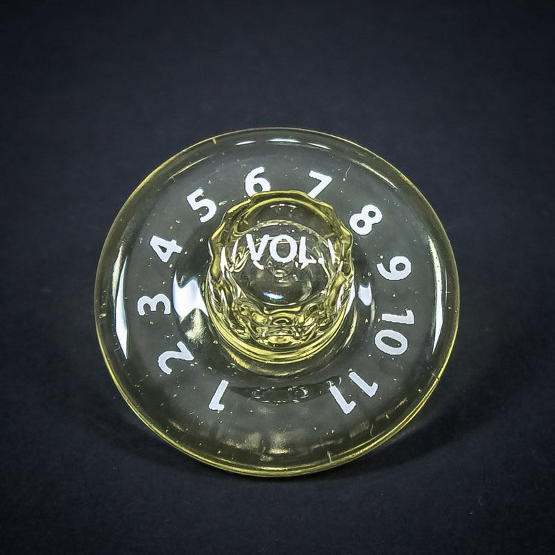 Skar Glass Volume Knob Directional Carb Cap - Heady Colors.