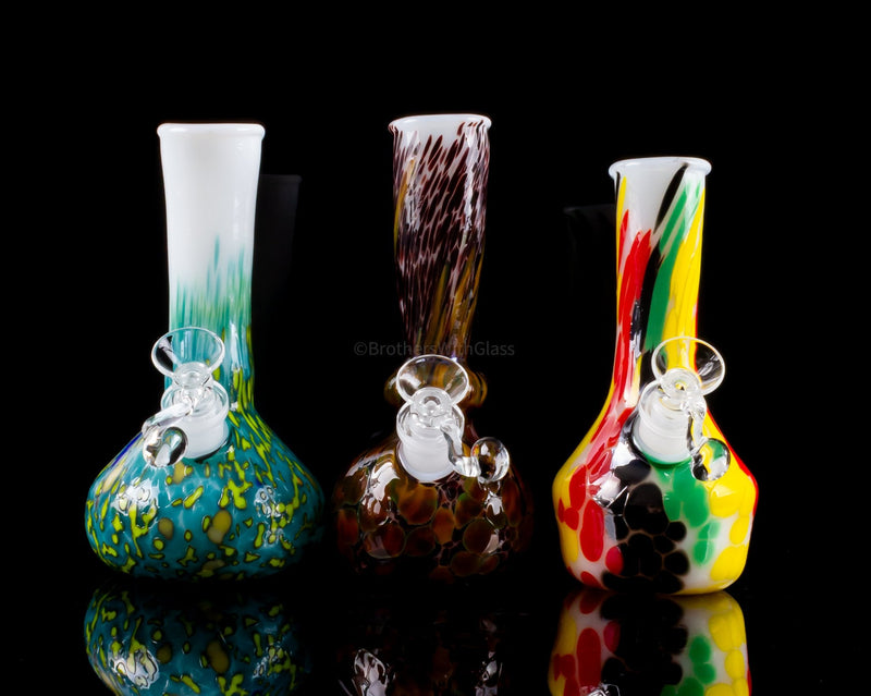Special K Soft Glass Full Color Worked Mini Dab Rig.
