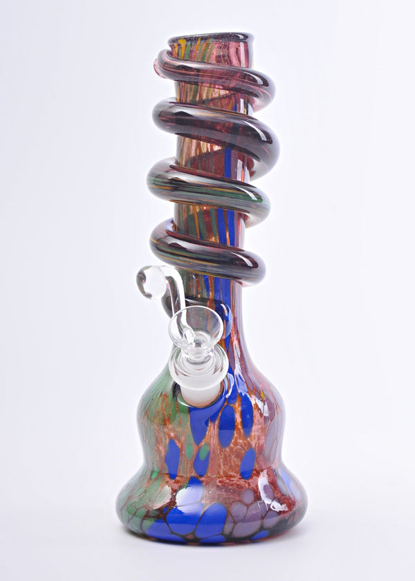 Special K Soft Glass Full Color Wrap Bong - Rainbows Special K