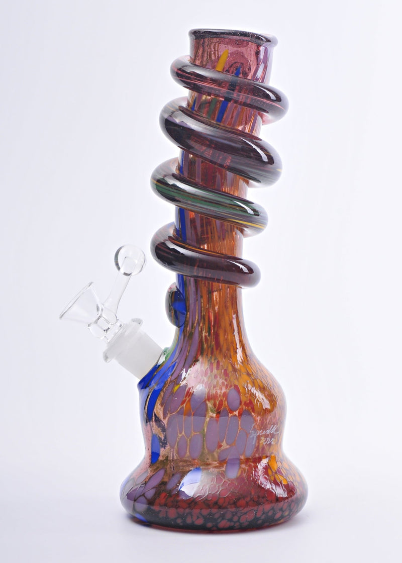 Special K Soft Glass Full Color Wrap Bong - Rainbows Special K