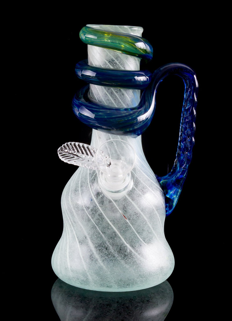 Special K Soft Glass Full Glow In The Dark Dab Rig Bong.