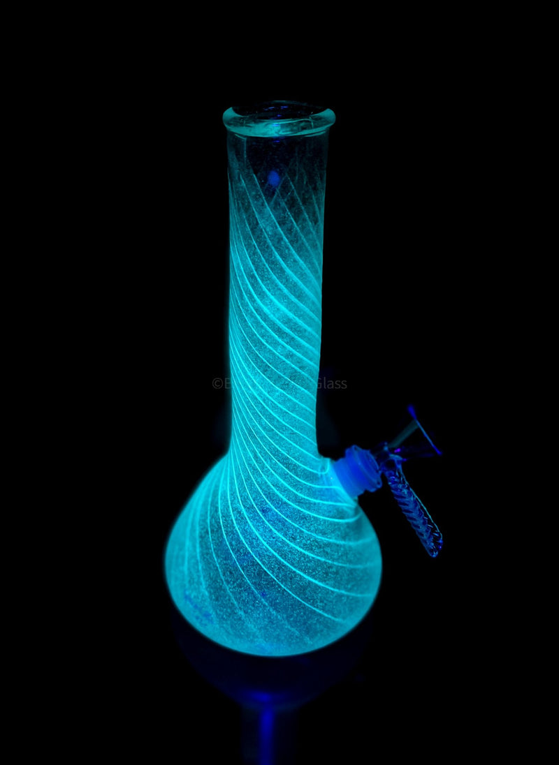 Special K Soft Glass Full Glow In The Dark Dab Rig Bong.