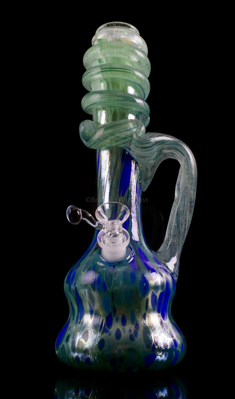 7'' UFO Silicone Hookah Bong Shisha Glow in dark Glass Smoking Water Pipe  Gift