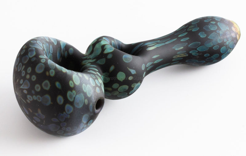 Stone Tech Glass Double Trouble Stone Spoon Hand Pipe.