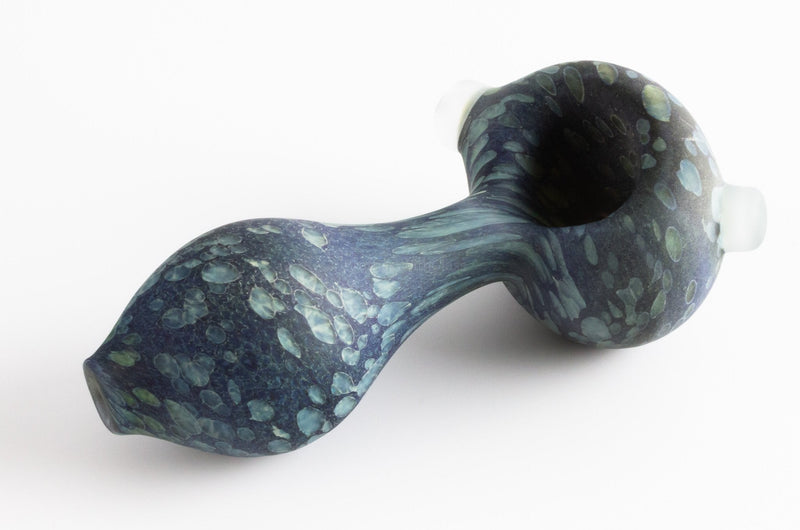 Stone Tech Glass Dumbbell Stone Spoon Hand Pipe.