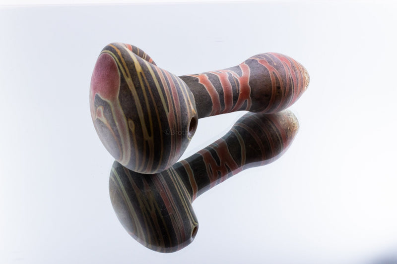 Stone Tech Glass Marble Wrap Stone Spoon Hand Pipe.