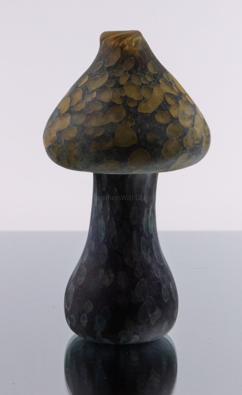 Stone Tech Glass Mushroom Stone Chillum Hand Pipe.