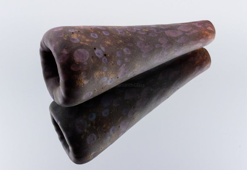 Stone Tech Glass Stone Cone Chillum Hand Pipe.