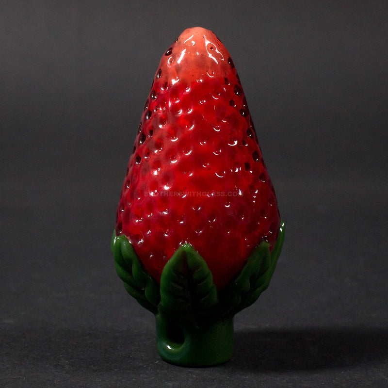 Strawberry Glass Red Strawberry Pendant.