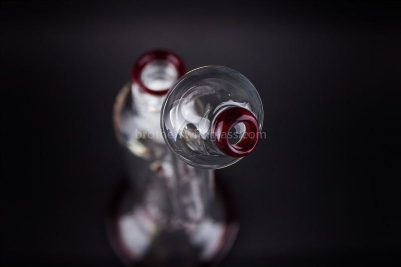 Treehouse Glass Color Wrap Showerhead Bubbler Water Pipe - Red.