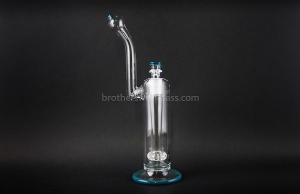 Treehouse Glass Color Wrap Showerhead Bubbler Water Pipe - Teal.