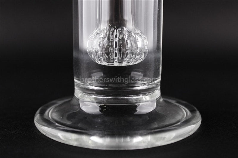 Treehouse Glass Gridded Showerhead Bubbler Water Pipe.