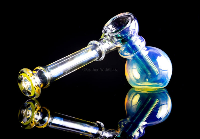 Trill Glass Fumed Colored Hammer Bubbler.