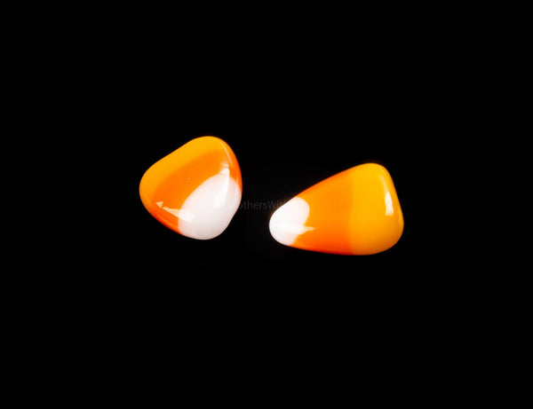 Two Pack AVI Glass Halloween Candy Corn Terp Pearls.