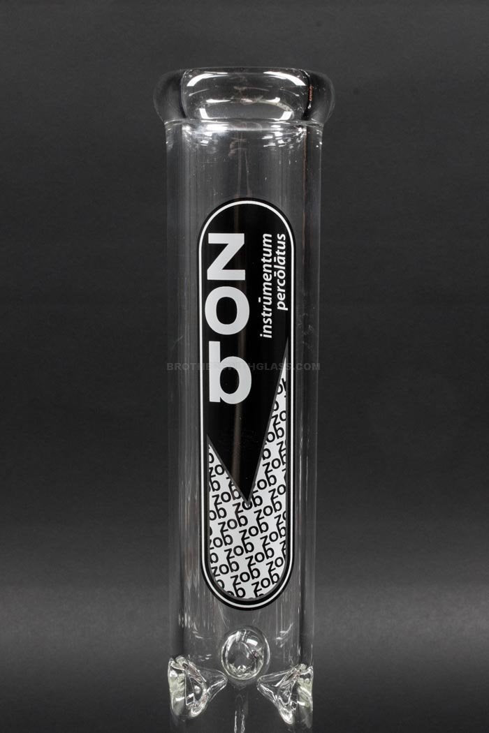 Zob Glass 18 inch Fixed Flat Disc Straight Bong.