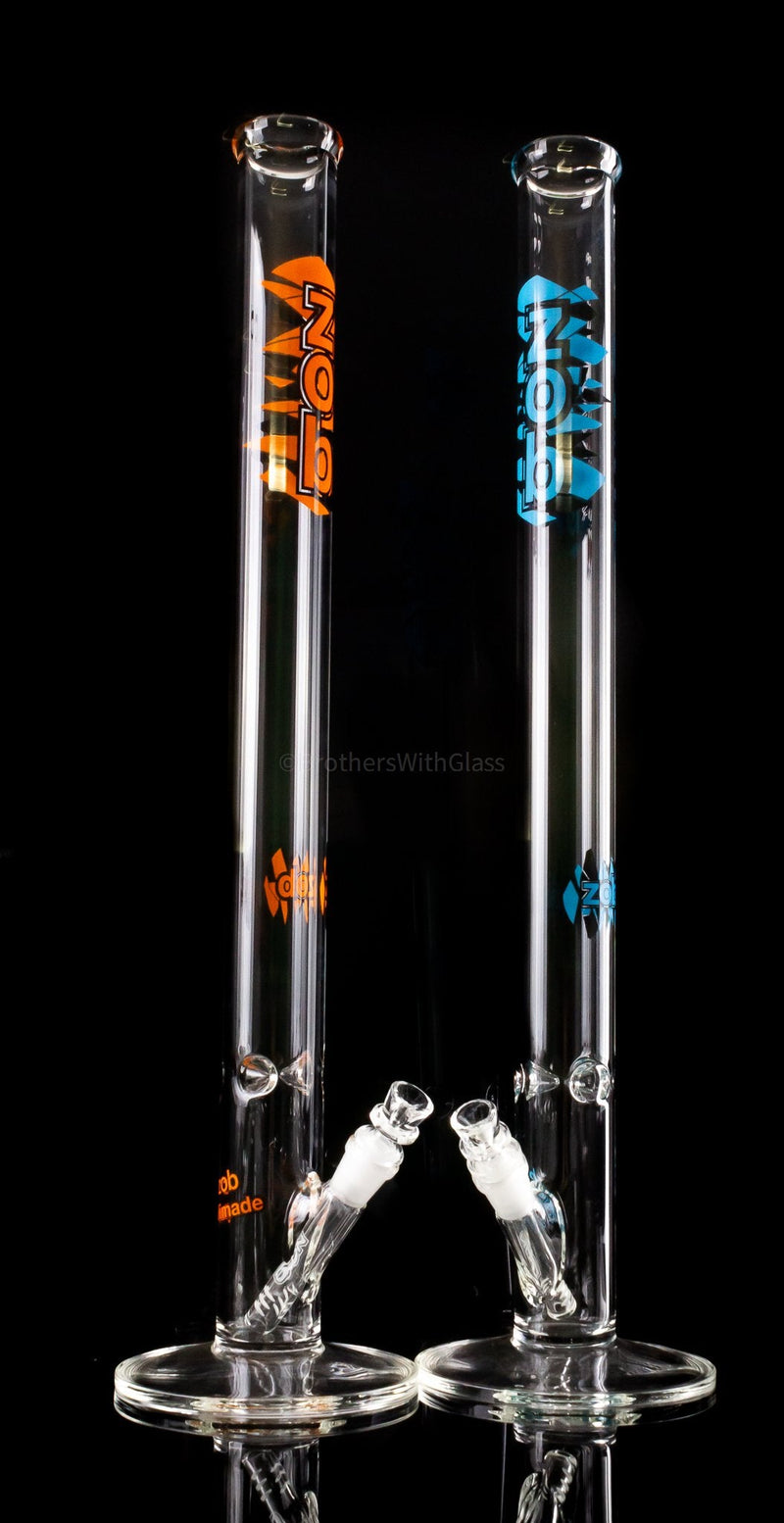 Zob Glass 24 Inch Tall Straight Bong With Diffused Downstem For Sale