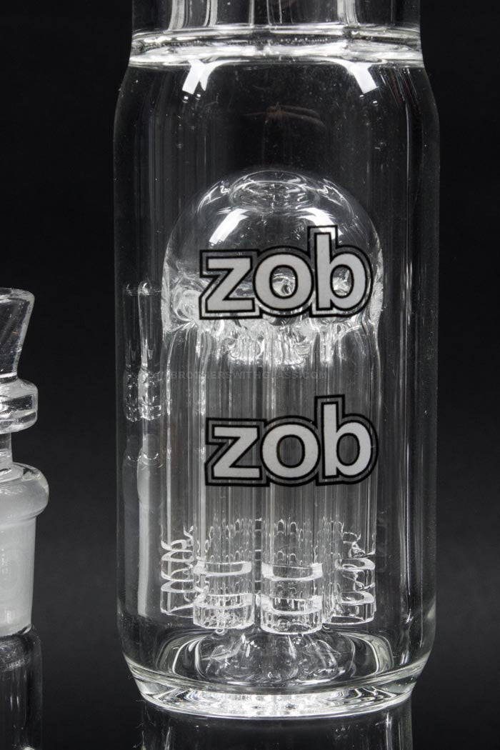 Zob Glass Inline to 8 Arm Tree Straight Bong.